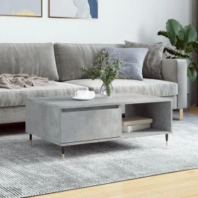 Concrete gray engineered wood coffee table 90x60x35 cm by vidaXL, Coffee table - Ref: Foro24-827056, Price: 60,56 €, Discount: %