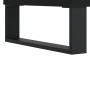 Mesa de centro madera de ingeniería negro 60x60x30 cm