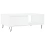Weißer Couchtisch aus Holzwerkstoff, 90 x 60 x 35 cm von vidaXL, Couchtisch - Ref: Foro24-827060, Preis: 63,49 €, Rabatt: %