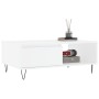 Mesa de centro madera de ingeniería blanco 90x60x35 cm de vidaXL, Mesas de centro - Ref: Foro24-827060, Precio: 65,32 €