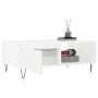 Weißer Couchtisch aus Holzwerkstoff, 90 x 60 x 35 cm von vidaXL, Couchtisch - Ref: Foro24-827060, Preis: 62,67 €, Rabatt: %