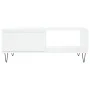 Weißer Couchtisch aus Holzwerkstoff, 90 x 60 x 35 cm von vidaXL, Couchtisch - Ref: Foro24-827060, Preis: 62,67 €, Rabatt: %