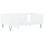 Weißer Couchtisch aus Holzwerkstoff, 90 x 60 x 35 cm von vidaXL, Couchtisch - Ref: Foro24-827060, Preis: 62,67 €, Rabatt: %