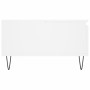 Weißer Couchtisch aus Holzwerkstoff, 90 x 60 x 35 cm von vidaXL, Couchtisch - Ref: Foro24-827060, Preis: 63,49 €, Rabatt: %