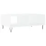 Weißer Couchtisch aus Holzwerkstoff, 90 x 60 x 35 cm von vidaXL, Couchtisch - Ref: Foro24-827060, Preis: 62,67 €, Rabatt: %