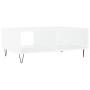Weißer Couchtisch aus Holzwerkstoff, 90 x 60 x 35 cm von vidaXL, Couchtisch - Ref: Foro24-827060, Preis: 63,49 €, Rabatt: %