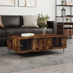 Couchtisch aus geräuchertem Eichenholzwerkstoff, 104 x 60 x 35 cm von vidaXL, Couchtisch - Ref: Foro24-827089, Preis: 79,29 €...