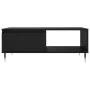 Engineered wood black coffee table 90x60x35 cm by vidaXL, Coffee table - Ref: Foro24-827053, Price: 63,92 €, Discount: %