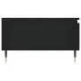 Engineered wood black coffee table 90x60x35 cm by vidaXL, Coffee table - Ref: Foro24-827053, Price: 63,92 €, Discount: %