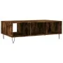 Couchtisch aus geräuchertem Eichenholzwerkstoff, 104 x 60 x 35 cm von vidaXL, Couchtisch - Ref: Foro24-827089, Preis: 79,29 €...