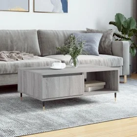 Engineered wood Sonoma gray coffee table 90x60x35 cm by vidaXL, Coffee table - Ref: Foro24-827058, Price: 75,96 €, Discount: %