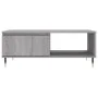 Sonoma Couchtisch aus grauem Holzwerkstoff 90x60x35 cm von vidaXL, Couchtisch - Ref: Foro24-827058, Preis: 75,96 €, Rabatt: %