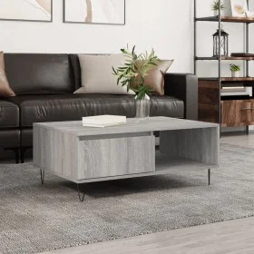 Engineered wood Sonoma gray coffee table 90x60x35 cm by vidaXL, Coffee table - Ref: Foro24-827066, Price: 61,20 €, Discount: %