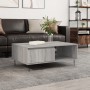 Mesa de centro madera de ingeniería gris Sonoma 90x60x35 cm de vidaXL, Mesas de centro - Ref: Foro24-827066, Precio: 61,90 €