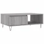 Mesa de centro madera de ingeniería gris Sonoma 90x60x35 cm de vidaXL, Mesas de centro - Ref: Foro24-827066, Precio: 61,20 €,...