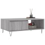 Engineered wood Sonoma gray coffee table 90x60x35 cm by vidaXL, Coffee table - Ref: Foro24-827066, Price: 61,96 €, Discount: %