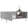 Mesa de centro madera de ingeniería gris Sonoma 90x60x35 cm de vidaXL, Mesas de centro - Ref: Foro24-827066, Precio: 61,20 €,...