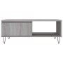 Engineered wood Sonoma gray coffee table 90x60x35 cm by vidaXL, Coffee table - Ref: Foro24-827066, Price: 61,96 €, Discount: %