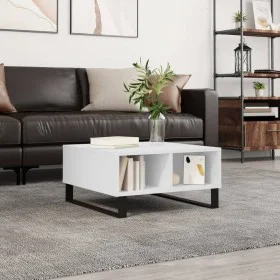 White engineered wood coffee table 60x60x30 cm by vidaXL, Coffee table - Ref: Foro24-827044, Price: 55,58 €, Discount: %