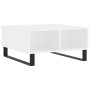 Weißer Couchtisch aus Holzwerkstoff, 60 x 60 x 30 cm von vidaXL, Couchtisch - Ref: Foro24-827044, Preis: 56,30 €, Rabatt: %