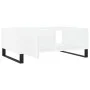 Weißer Couchtisch aus Holzwerkstoff, 90 x 60 x 35 cm von vidaXL, Couchtisch - Ref: Foro24-827068, Preis: 70,81 €, Rabatt: %