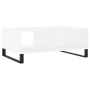 Weißer Couchtisch aus Holzwerkstoff, 90 x 60 x 35 cm von vidaXL, Couchtisch - Ref: Foro24-827068, Preis: 73,83 €, Rabatt: %