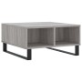 Mesa de centro madera de ingeniería gris Sonoma 60x60x30 cm de vidaXL, Mesas de centro - Ref: Foro24-827050, Precio: 71,95 €