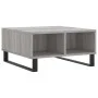 Sonoma-Couchtisch aus grauem Holzwerkstoff, 60 x 60 x 30 cm von vidaXL, Couchtisch - Ref: Foro24-827050, Preis: 68,44 €, Raba...