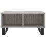 Mesa de centro madera de ingeniería gris Sonoma 60x60x30 cm de vidaXL, Mesas de centro - Ref: Foro24-827050, Precio: 71,95 €