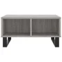 Sonoma-Couchtisch aus grauem Holzwerkstoff, 60 x 60 x 30 cm von vidaXL, Couchtisch - Ref: Foro24-827050, Preis: 68,44 €, Raba...