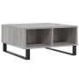 Sonoma-Couchtisch aus grauem Holzwerkstoff, 60 x 60 x 30 cm von vidaXL, Couchtisch - Ref: Foro24-827050, Preis: 68,44 €, Raba...