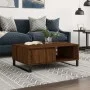 Brown oak engineered wood coffee table 90x60x35 cm by vidaXL, Coffee table - Ref: Foro24-827075, Price: 70,81 €, Discount: %