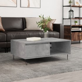 Engineered wood gray concrete coffee table 90x60x35 cm by vidaXL, Coffee table - Ref: Foro24-827064, Price: 60,27 €, Discount: %