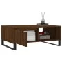 Brown oak engineered wood coffee table 90x60x35 cm by vidaXL, Coffee table - Ref: Foro24-827075, Price: 70,81 €, Discount: %