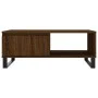 Brown oak engineered wood coffee table 90x60x35 cm by vidaXL, Coffee table - Ref: Foro24-827075, Price: 70,81 €, Discount: %