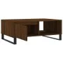 Brown oak engineered wood coffee table 90x60x35 cm by vidaXL, Coffee table - Ref: Foro24-827075, Price: 70,81 €, Discount: %