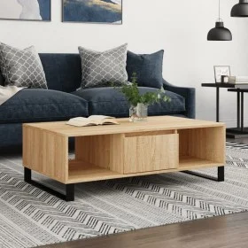 Couchtisch aus Sonoma-Eichenholzwerkstoff, 104 x 60 x 35 cm von vidaXL, Couchtisch - Ref: Foro24-827095, Preis: 90,73 €, Raba...