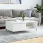 Mesa de centro madera de ingeniería blanco brillo 90x60x35 cm de vidaXL, Mesas de centro - Ref: Foro24-827054, Precio: 65,69 ...
