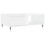 Mesa de centro madera de ingeniería blanco brillo 90x60x35 cm de vidaXL, Mesas de centro - Ref: Foro24-827054, Precio: 65,69 ...