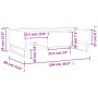 Couchtisch aus Sonoma-Eichenholzwerkstoff, 104 x 60 x 35 cm von vidaXL, Couchtisch - Ref: Foro24-827095, Preis: 92,17 €, Raba...