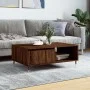 Mesa de centro madera de ingeniería roble marrón 90x60x35 cm de vidaXL, Mesas de centro - Ref: Foro24-827059, Precio: 75,75 €...