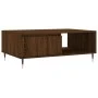 Mesa de centro madera de ingeniería roble marrón 90x60x35 cm de vidaXL, Mesas de centro - Ref: Foro24-827059, Precio: 75,75 €...