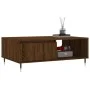 Mesa de centro madera de ingeniería roble marrón 90x60x35 cm de vidaXL, Mesas de centro - Ref: Foro24-827059, Precio: 75,75 €...