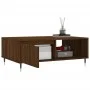 Mesa de centro madera de ingeniería roble marrón 90x60x35 cm de vidaXL, Mesas de centro - Ref: Foro24-827059, Precio: 75,75 €...