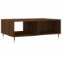 Mesa de centro madera de ingeniería roble marrón 90x60x35 cm de vidaXL, Mesas de centro - Ref: Foro24-827059, Precio: 79,55 €
