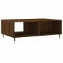 Mesa de centro madera de ingeniería roble marrón 90x60x35 cm de vidaXL, Mesas de centro - Ref: Foro24-827059, Precio: 75,75 €...
