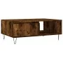 Smoked oak engineered wood coffee table 90x60x35 cm by vidaXL, Coffee table - Ref: Foro24-827065, Price: 72,43 €, Discount: %