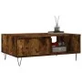 Smoked oak engineered wood coffee table 90x60x35 cm by vidaXL, Coffee table - Ref: Foro24-827065, Price: 72,43 €, Discount: %