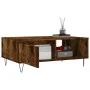 Smoked oak engineered wood coffee table 90x60x35 cm by vidaXL, Coffee table - Ref: Foro24-827065, Price: 72,43 €, Discount: %