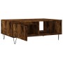 Couchtisch aus geräuchertem Eichenholzwerkstoff, 90 x 60 x 35 cm von vidaXL, Couchtisch - Ref: Foro24-827065, Preis: 73,56 €,...
